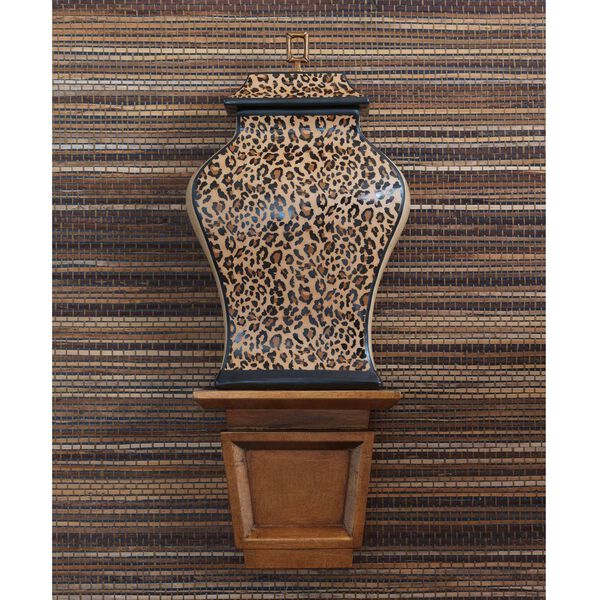 Leopard Brown Decorative Jar, image 2