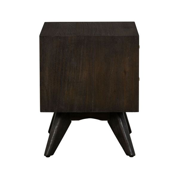 Baly Brushed Brown Gray Nightstand, image 4