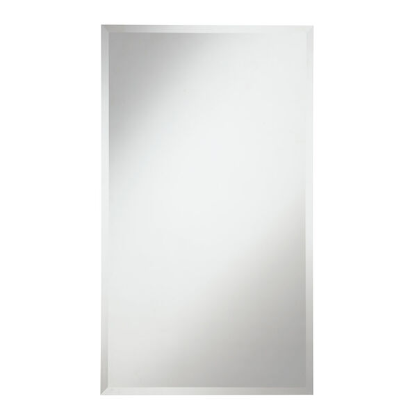 Modern Glass 38-Inch Rectangle Mirror, image 1