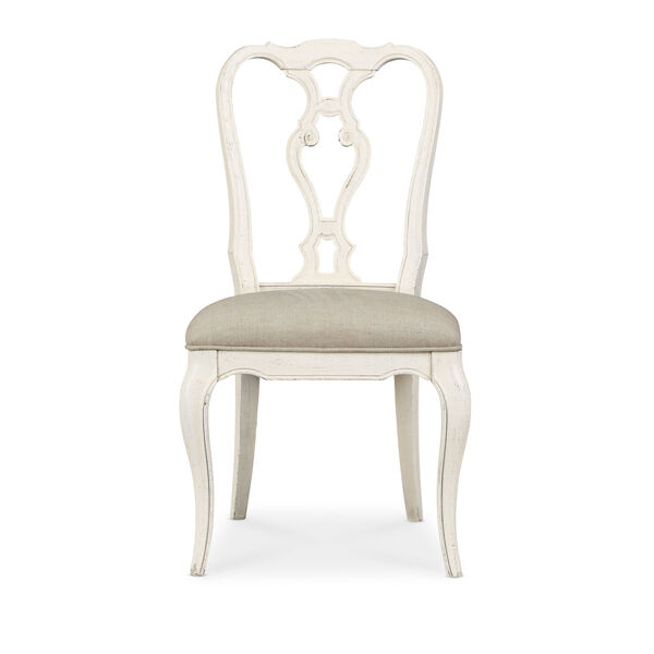 Traditions Soft White Wood Back Side Chair, image 2