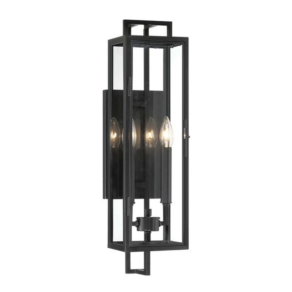 Knoll Road Coal Two-Light Outdoor Wall Sconce, image 1