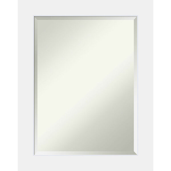 Corvino White 23W X 29H-Inch Bathroom Vanity Wall Mirror, image 1