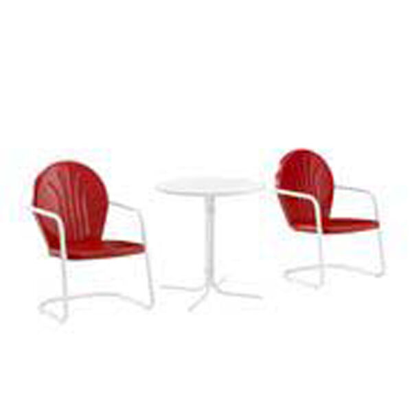 Griffith Metal Chair in Red Finish, image 10