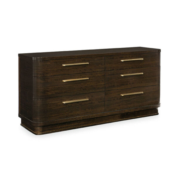 Modern Streamline Brown Dresser, image 2