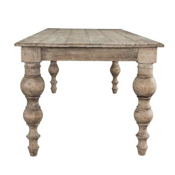 Kinsey White and Beige 83-Inch Dining Table, image 3