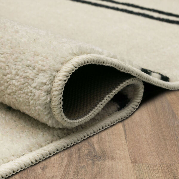Camden Ivory Neutral Striped Area Rug, image 5