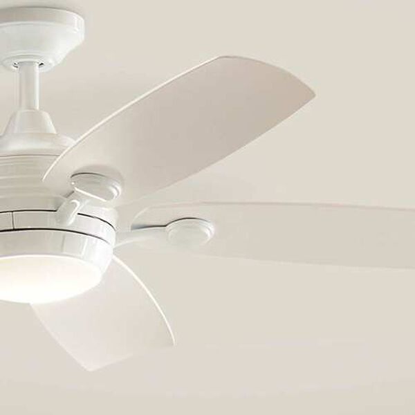 Tranquil White LED 56-Inch Steel Ceiling Fan, image 4