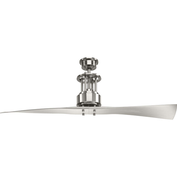 P2570-09: Spades Brushed Nickel 56-Inch Ceiling Fan, image 1