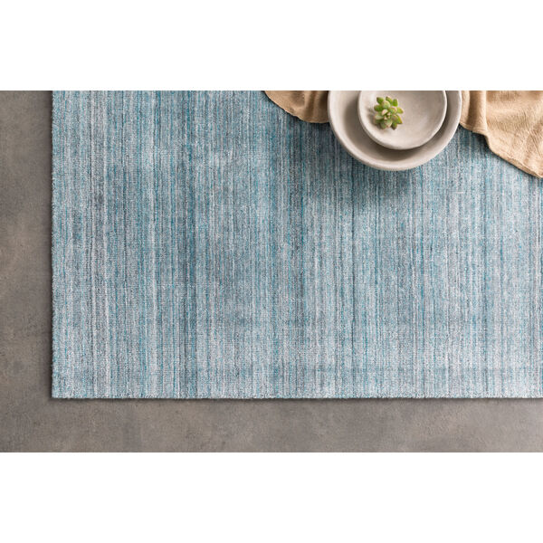 Crafted by Loloi Pasadena Aqua Rectangle: 5 Ft. 6 In. x 8 Ft. 6 In. Rug, image 4