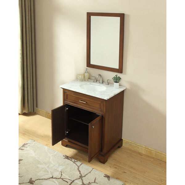 Americana Teak 30-Inch Vanity Sink Set, image 2