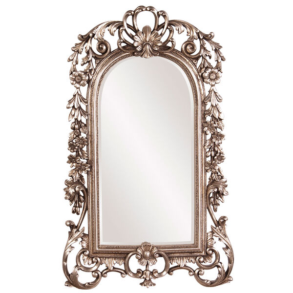 Sherwood Antiqued Silver Leaf Mirror, image 1