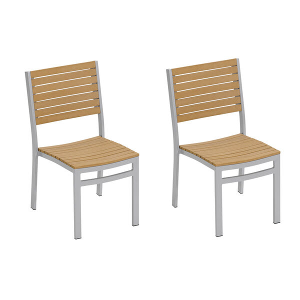 Travira Natural Tekwood Side Chair, Set of 2, image 1