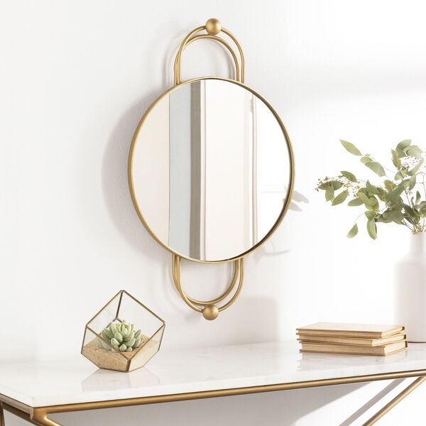 Caroline Gold Wall Mirror, image 1