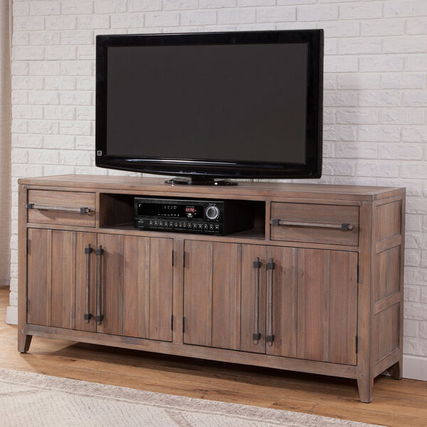Aurora Weathered Gray 68-Inch TV Console, image 4
