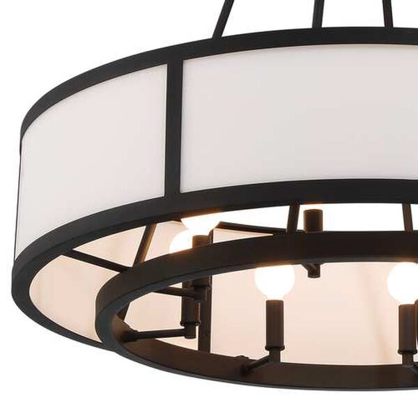 Bryant Black Forged Eight-Light Chandelier, image 5