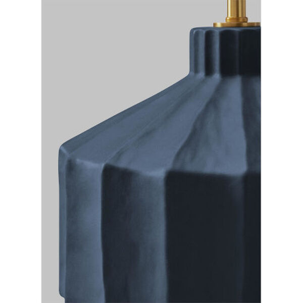 Veneto Matte Blue Wash One-Light Small Table Lamp, image 2