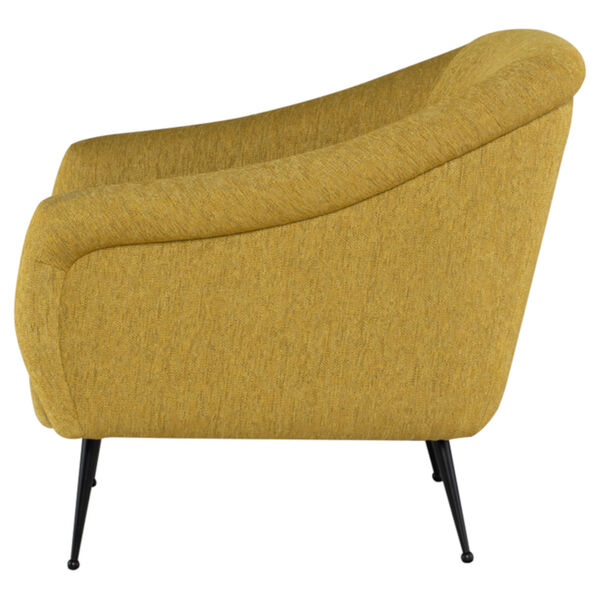 Lucie Yellow and Brown Occasional Chair, image 3
