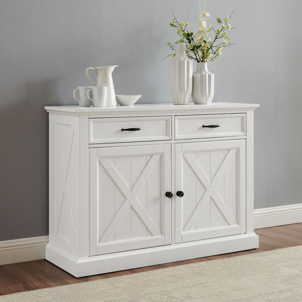 Clifton Distressed White Sideboard, image 6