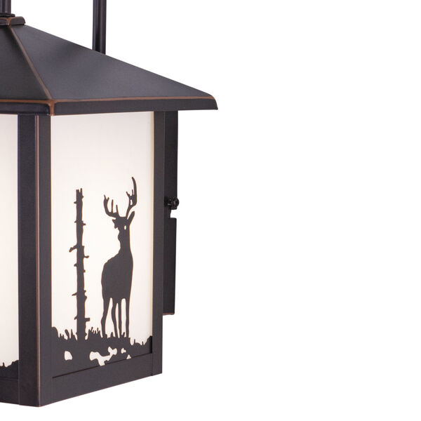Wildlife Buck Outdoor Wall-Mounted Lantern, image 5