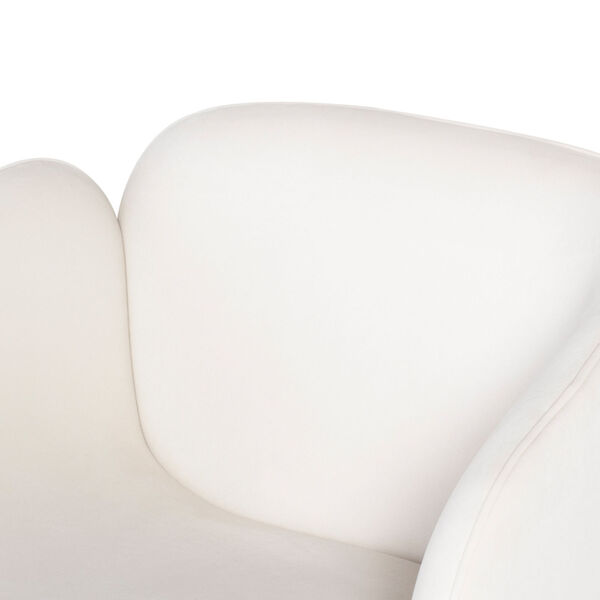 Doppio Oyster and Matte Black Occasional Chair, image 4