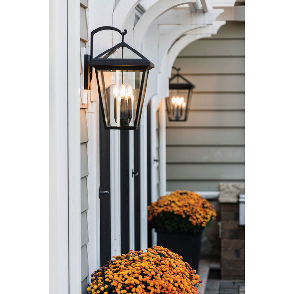 Alford Place Museum Black Four-Light Outdoor Extra Large Wall Mount, image 6