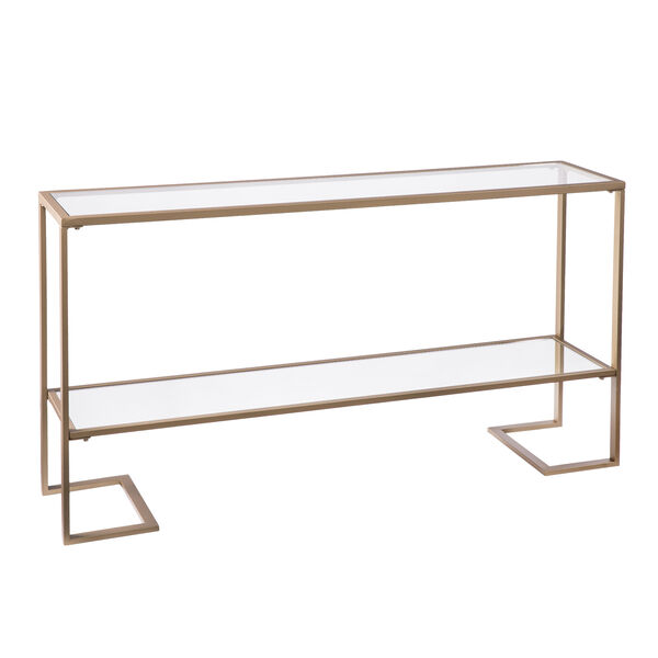 Horten Gold Console Table, image 5