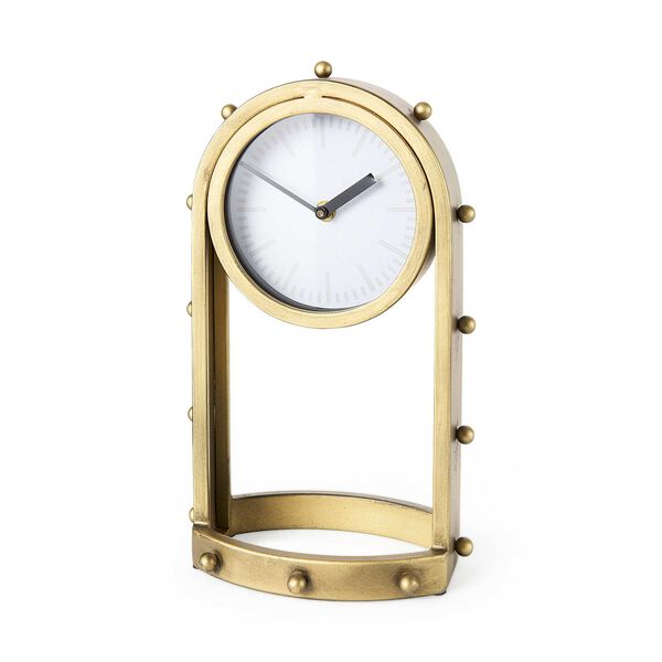 Marian Gold Studded Table Clock, image 1