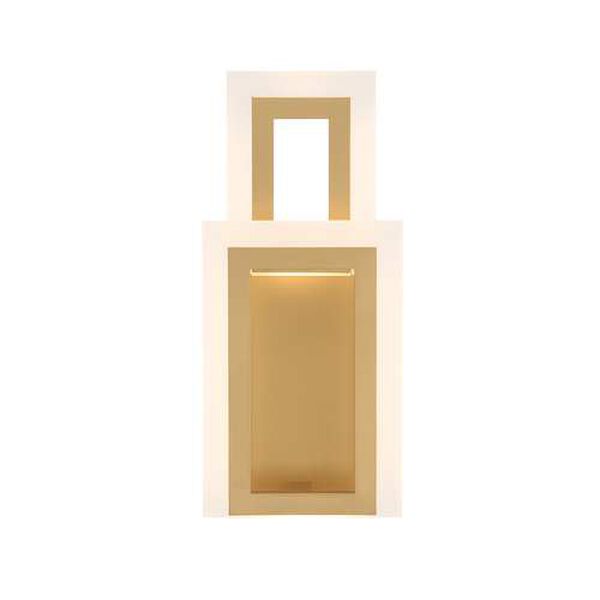 Inizio Gold Integrated LED Wall Sconce, image 1