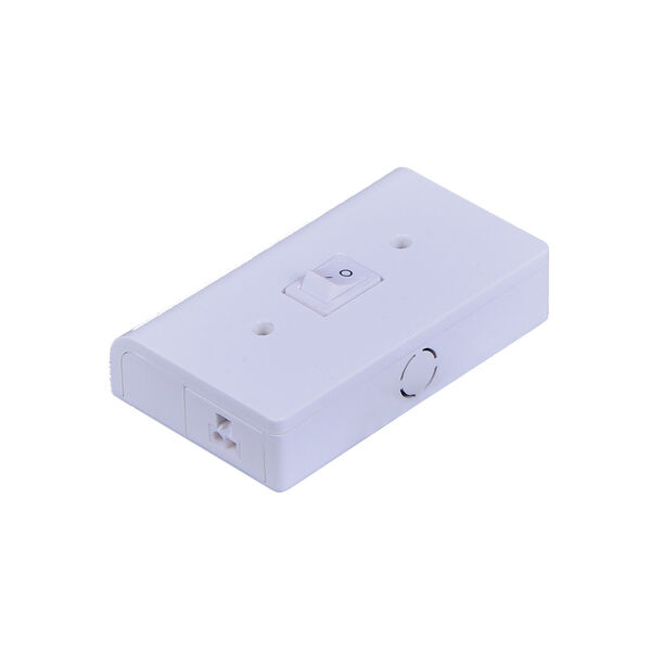 CounterMax MX-LD-AC White Under Cabinet Junction Box, image 1