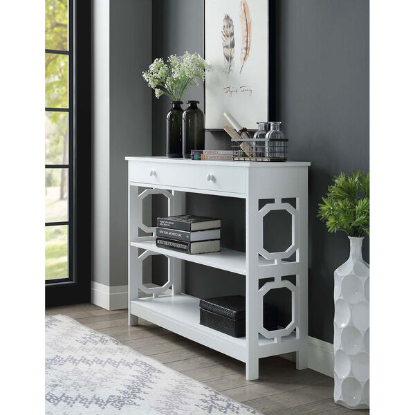Quinn One Drawer Console Table, image 3