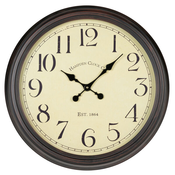 Whitley Aged Black Clock, image 1
