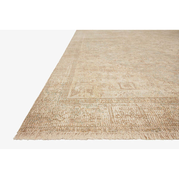 Priya Ocean and Ivory Rectangle: 3 Ft. 6 In. x 5 Ft. 6 In. Rug, image 2