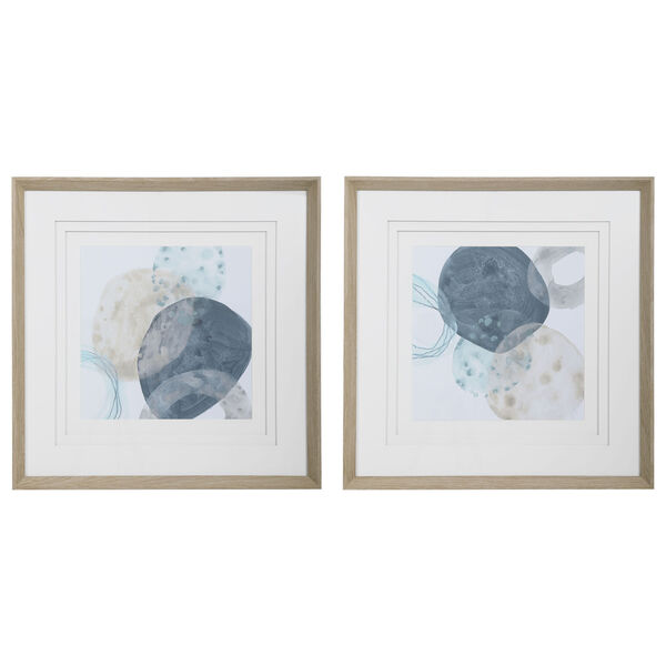Circlet Gray and Blue Prints, Set of 2, image 2