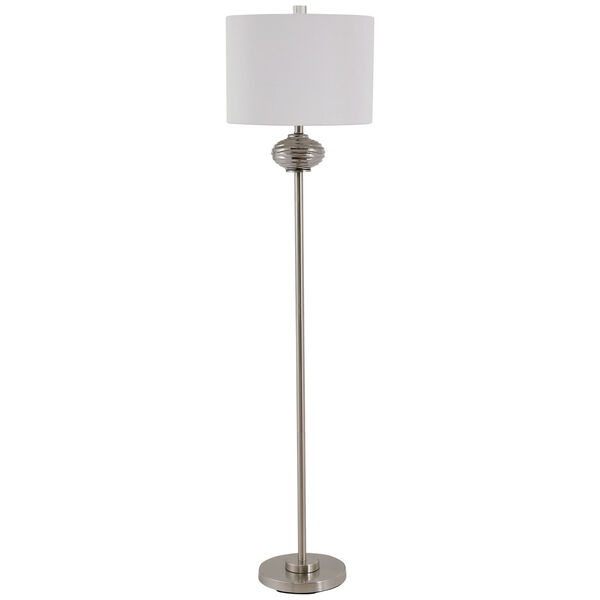 Kenwood Brushed Nickel 64-Inch One-Light Floor Lamp, image 4