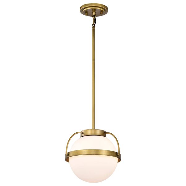 Lakeshore Natural Brass 10-Inch One-Light Pendant, image 2