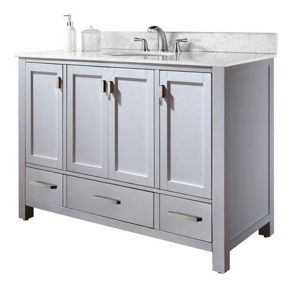 Modero 48-Inch Vanity Only in White Finish, image 2