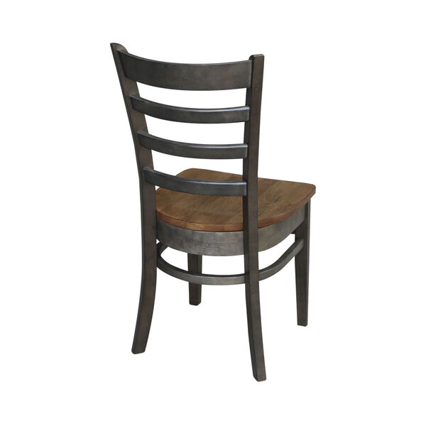 Emily Hickory and Washed Coal Side Chair, Set of 2, image 2