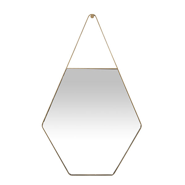 Lovell Brushed Gold 26-Inch Mirror, image 1