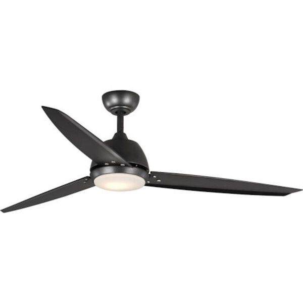 Castor Black 60-Inch LED Ceiling Fan, image 1