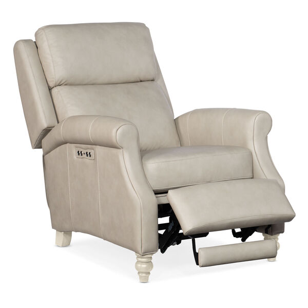 Hurley Biege Power Recliner with Power Headrest, image 4