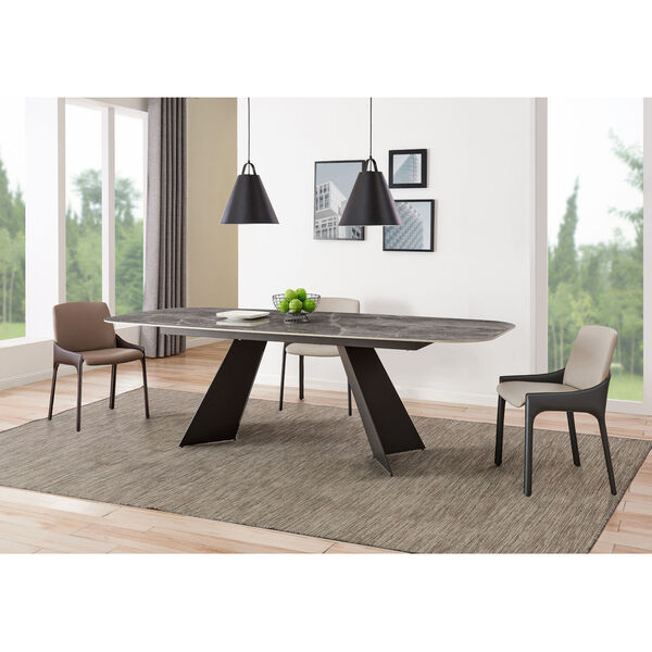 Lizarte Gray 94-Inch Dining Table, image 5