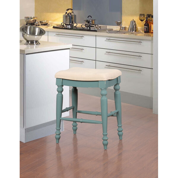 Lincoln Blue Backless Counter Stool, image 4