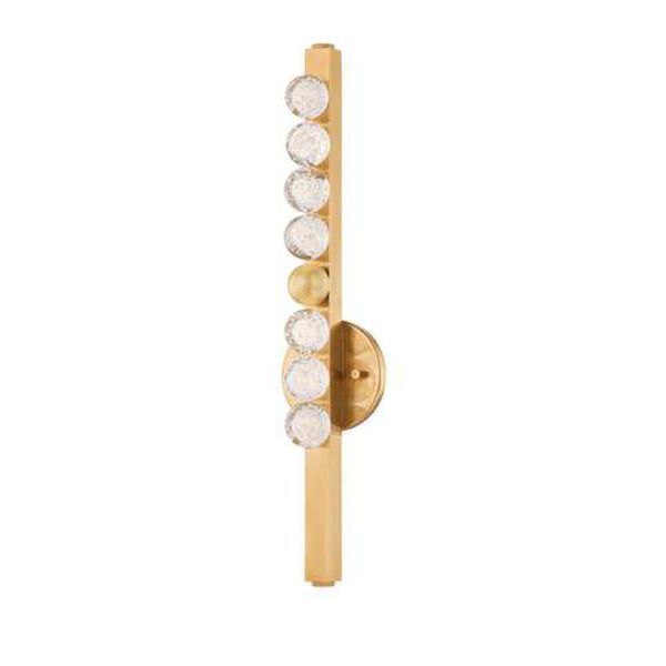 Annecy Vintage Brass Integrated LED Wall Sconce, image 1