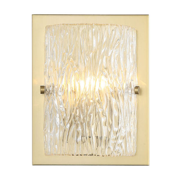 Morgan Satin Brass One-Light Wall Sconce, image 1