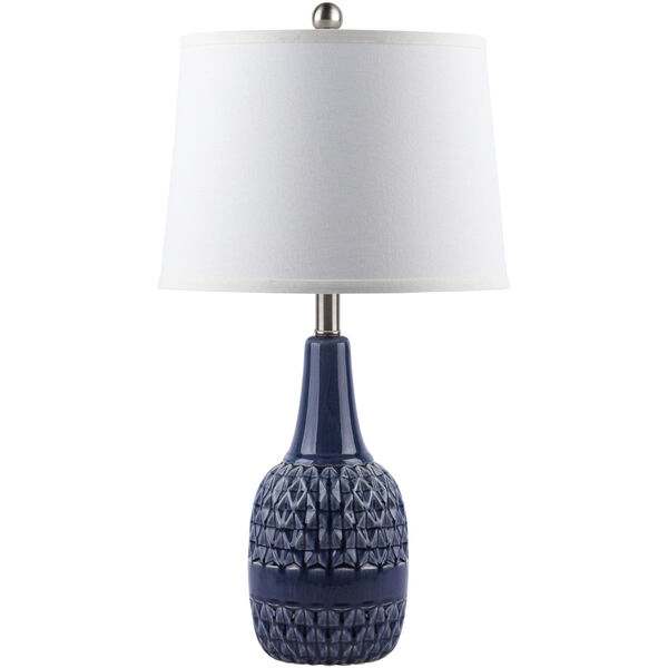 Carnkeeran Black, Silver and Ivory Table Lamp, image 1