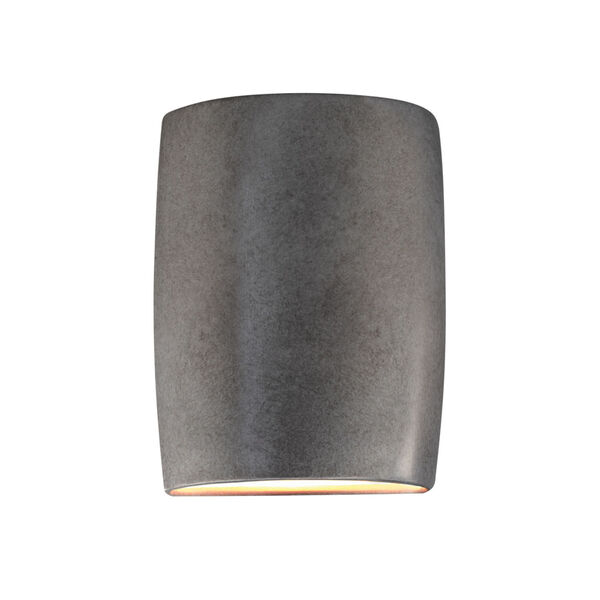 Ambiance ADA LED Outdoor Large Ceramic Wide Cylinder Wall Sconce, image 1