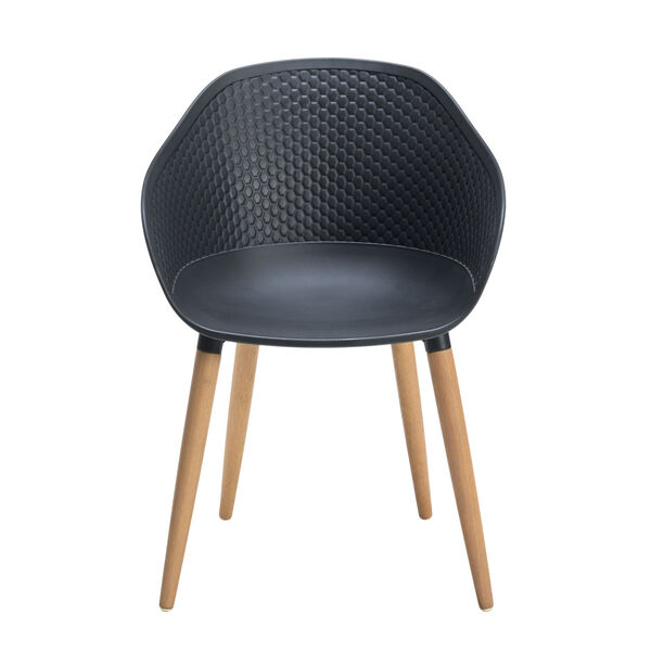 Ipanema Black Outdoor Dining Chair, image 2