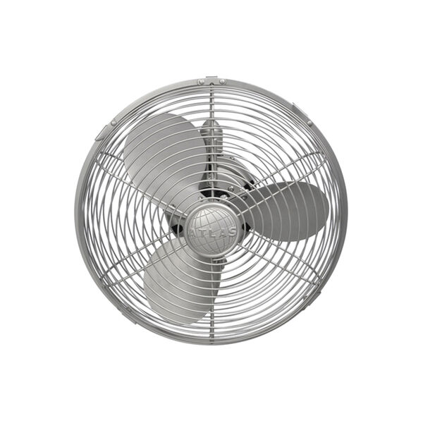 Kaye Brushed Nickel 13-Inch Oscillating Wall Fan with Metal Blades, image 11
