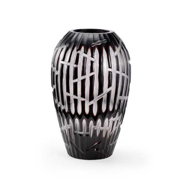 Black and White Summer Plum Vase, image 1