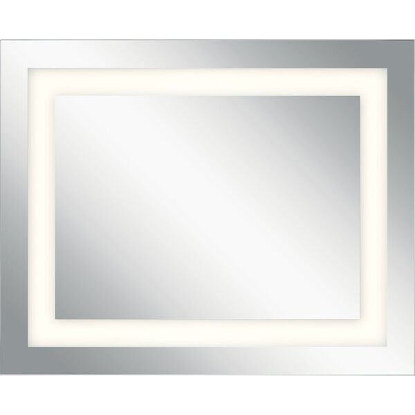 Frosted 40-Inch LED Lighted Rectangular Mirror, image 1